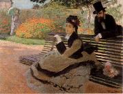 Claude Monet The Bench oil painting on canvas